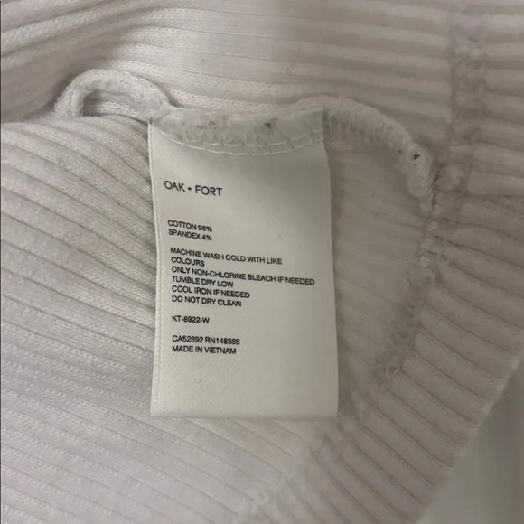 OAK + FORT Ribbed Tank Top - Picture 4 of 4